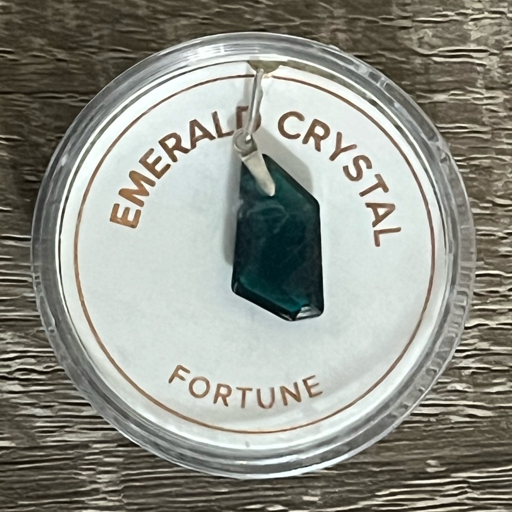 Alex And Ani Emerald Crystal Fortune Charm